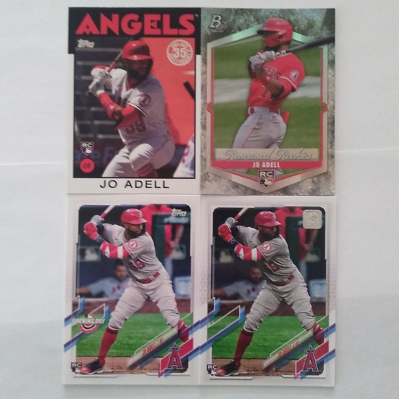 Cincinnati Reds Jo Adell 10 Card Rookie Lot - Picture 4 of 7